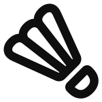 Badminton SVG Icon